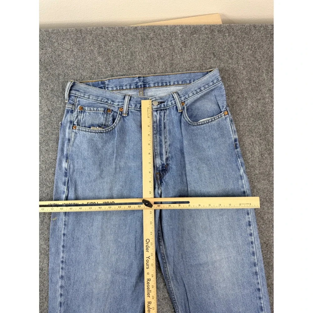 Levis 550 Relaxed Fit Light Wash Blue Denim Jeans‎ Mens W35 L30 Vintage Style